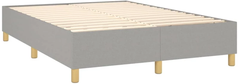 ΚΡΕΒΑΤΙ BOXSPRING ΜΕ ΣΤΡΩΜΑ & LED ΑΝ.ΓΚΡΙ 140X190ΕΚ. ΥΦΑΣΜΑΤΙΝΟ 3135429