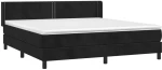 ΚΡΕΒΑΤΙ BOXSPRING ΜΕ ΣΤΡΩΜΑ ΜΑΥΡΟ 180X200 ΕΚ. ΒΕΛΟΥΔΙΝΟ 3130915