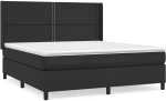 ΚΡΕΒΑΤΙ BOXSPRING ΜΕ ΣΤΡΩΜΑ ΜΑΥΡΟ 180X200ΕΚ.ΑΠΟ ΣΥΝΘΕΤΙΚΟ ΔΕΡΜΑ 3132453