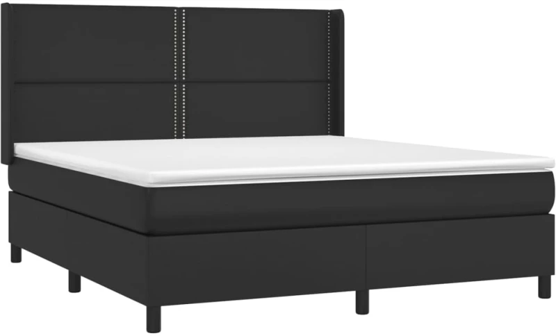 ΚΡΕΒΑΤΙ BOXSPRING ΜΕ ΣΤΡΩΜΑ ΜΑΥΡΟ 180X200ΕΚ.ΑΠΟ ΣΥΝΘΕΤΙΚΟ ΔΕΡΜΑ 3132453