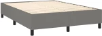 ΚΡΕΒΑΤΙ BOXSPRING ΜΕ ΣΤΡΩΜΑ & LED ΣΚ.ΓΚΡΙ 140X190ΕΚ. ΥΦΑΣΜΑΤΙΝΟ 3138150