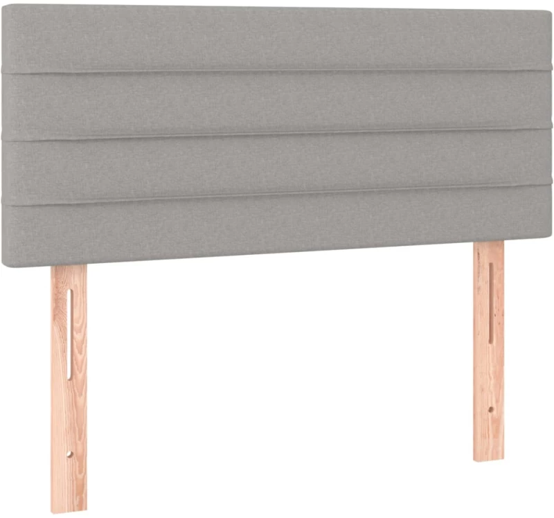 ΚΡΕΒΑΤΙ BOXSPRING ΜΕ ΣΤΡΩΜΑ ΑΝΟΙΧΤΟ ΓΚΡΙ 90X200 ΕΚ. ΥΦΑΣΜΑΤΙΝΟ 3129761