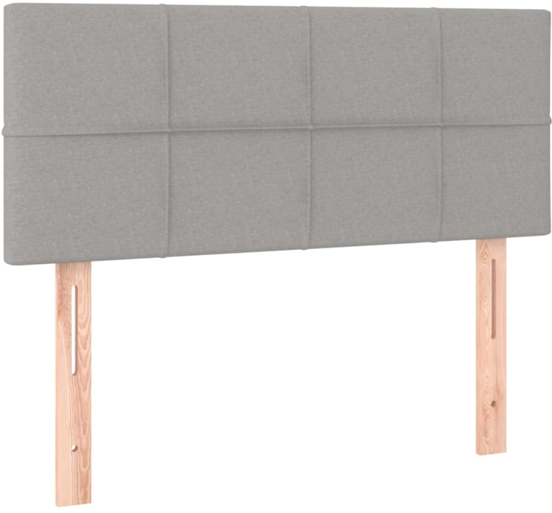 ΚΡΕΒΑΤΙ BOXSPRING ΜΕ ΣΤΡΩΜΑ ΑΝΟΙΧΤΟ ΓΚΡΙ 90X200 ΕΚ. ΥΦΑΣΜΑΤΙΝΟ 3126773