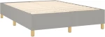 ΚΡΕΒΑΤΙ BOXSPRING ΜΕ ΣΤΡΩΜΑ ΑΝΟΙΧΤΟ ΓΚΡΙ 140X190 ΕΚ. ΥΦΑΣΜΑΤΙΝΟ 3137229