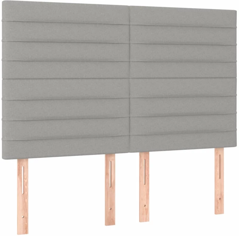 ΚΡΕΒΑΤΙ BOXSPRING ΜΕ ΣΤΡΩΜΑ ΑΝΟΙΧΤΟ ΓΚΡΙ 140X190 ΕΚ. ΥΦΑΣΜΑΤΙΝΟ 3137229