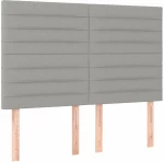 ΚΡΕΒΑΤΙ BOXSPRING ΜΕ ΣΤΡΩΜΑ ΑΝΟΙΧΤΟ ΓΚΡΙ 140X190 ΕΚ. ΥΦΑΣΜΑΤΙΝΟ 3137229