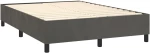ΚΡΕΒΑΤΙ BOXSPRING ΜΕ ΣΤΡΩΜΑ & LED ΣΚ. ΓΚΡΙ 140X200ΕΚ. ΒΕΛΟΥΔΙΝΟ 3139626