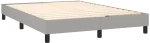 ΚΡΕΒΑΤΙ BOXSPRING ΜΕ ΣΤΡΩΜΑ ΑΝΟΙΧΤΟ ΓΚΡΙ 140X200 ΕΚ. ΥΦΑΣΜΑΤΙΝΟ 3140137
