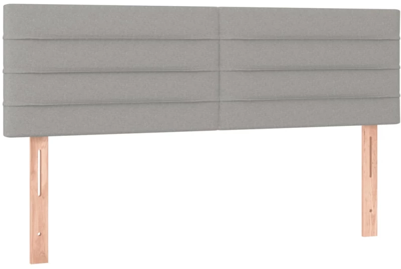 ΚΡΕΒΑΤΙ BOXSPRING ΜΕ ΣΤΡΩΜΑ ΑΝΟΙΧΤΟ ΓΚΡΙ 140X200 ΕΚ. ΥΦΑΣΜΑΤΙΝΟ 3140697