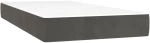 ΚΡΕΒΑΤΙ BOXSPRING ΜΕ ΣΤΡΩΜΑ ΣΚΟΥΡΟ ΓΚΡΙ 90X200 ΕΚ. ΒΕΛΟΥΔΙΝΟ 3143062