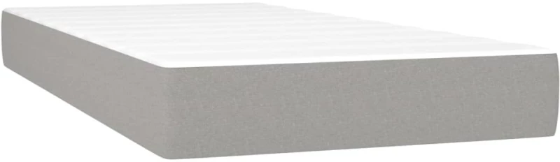 ΚΡΕΒΑΤΙ BOXSPRING ΜΕ ΣΤΡΩΜΑ & LED ΑΝ.ΓΚΡΙ 90X200 ΕΚ. ΥΦΑΣΜΑΤΙΝΟ 3134925