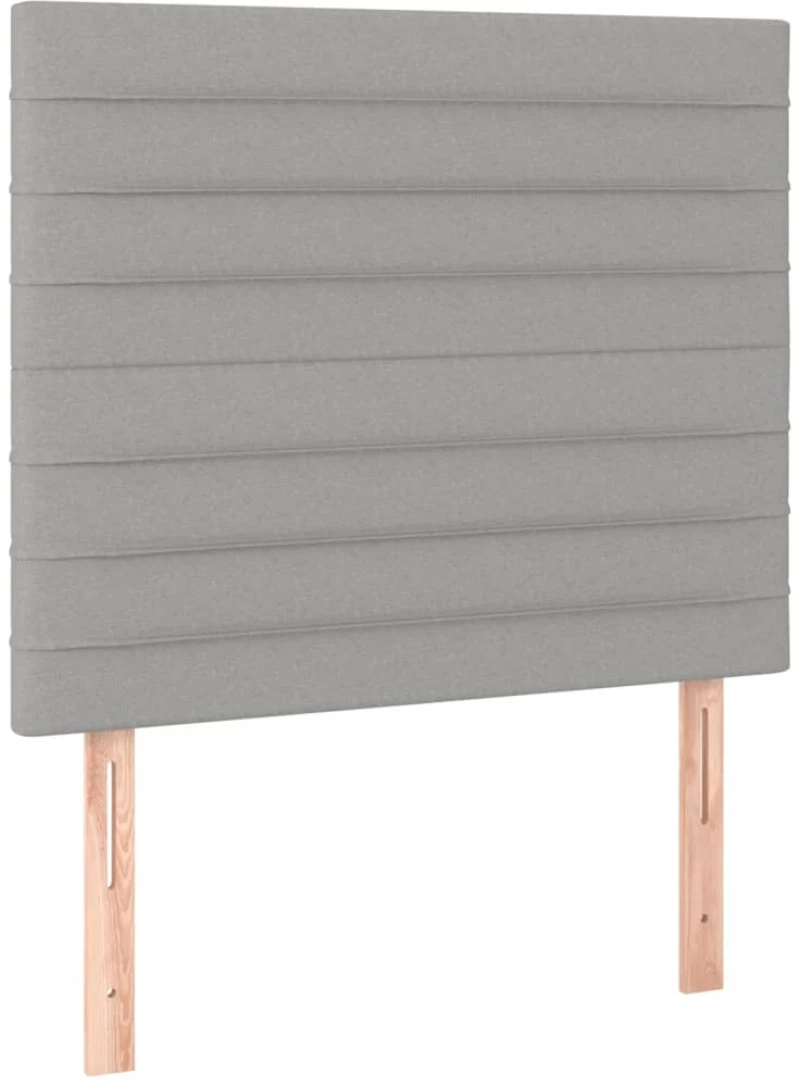 ΚΡΕΒΑΤΙ BOXSPRING ΜΕ ΣΤΡΩΜΑ & LED ΑΝ.ΓΚΡΙ 90X200 ΕΚ. ΥΦΑΣΜΑΤΙΝΟ 3134925