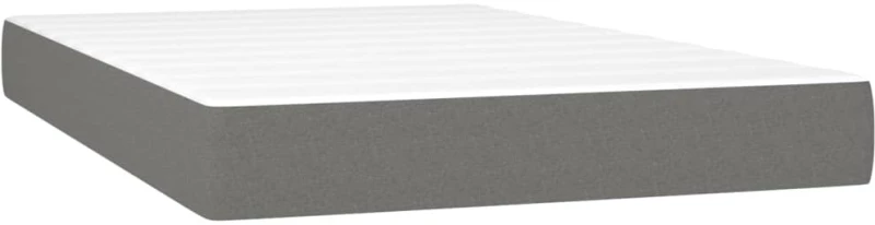 ΚΡΕΒΑΤΙ BOXSPRING ΜΕ ΣΤΡΩΜΑ & LED ΣΚ.ΓΚΡΙ 120X200 ΕΚ ΥΦΑΣΜΑΤΙΝΟ 3134942
