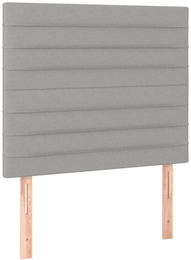 ΚΡΕΒΑΤΙ BOXSPRING ΜΕ ΣΤΡΩΜΑ ΑΝΟΙΧΤΟ ΓΚΡΙ 100X200 ΕΚ. ΥΦΑΣΜΑΤΙΝΟ 3136653