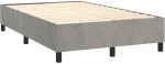 ΚΡΕΒΑΤΙ BOXSPRING ΜΕ ΣΤΡΩΜΑ ΑΝΟΙΧΤΟ ΓΚΡΙ 120X200 ΕΚ. ΒΕΛΟΥΔΙΝΟ 3137893