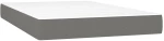 ΚΡΕΒΑΤΙ BOXSPRING ΜΕ ΣΤΡΩΜΑ ΣΚΟΥΡΟ ΓΚΡΙ 120X200 ΕΚ. ΥΦΑΣΜΑΤΙΝΟ 3141842
