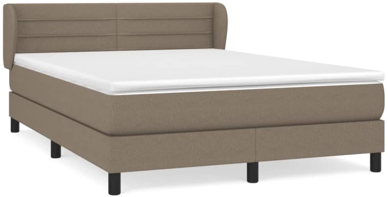 ΚΡΕΒΑΤΙ BOXSPRING ΜΕ ΣΤΡΩΜΑ TAUPE 140X200 ΕΚ. ΥΦΑΣΜΑΤΙΝΟ 3126329