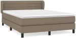 ΚΡΕΒΑΤΙ BOXSPRING ΜΕ ΣΤΡΩΜΑ TAUPE 140X200 ΕΚ. ΥΦΑΣΜΑΤΙΝΟ 3126329