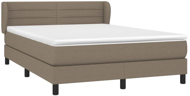 ΚΡΕΒΑΤΙ BOXSPRING ΜΕ ΣΤΡΩΜΑ TAUPE 140X200 ΕΚ. ΥΦΑΣΜΑΤΙΝΟ 3126329
