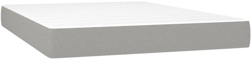ΚΡΕΒΑΤΙ BOXSPRING ΜΕ ΣΤΡΩΜΑ ΑΝΟΙΧΤΟ ΓΚΡΙ 140X200 ΕΚ. ΥΦΑΣΜΑΤΙΝΟ 3126405
