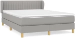 ΚΡΕΒΑΤΙ BOXSPRING ΜΕ ΣΤΡΩΜΑ ΑΝΟΙΧΤΟ ΓΚΡΙ 140X200 ΕΚ. ΥΦΑΣΜΑΤΙΝΟ 3126965