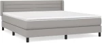ΚΡΕΒΑΤΙ BOXSPRING ΜΕ ΣΤΡΩΜΑ ΑΝ. ΠΡΑΣΙΝΟ 160X200ΕΚ ΥΦΑΣΜΑΤΙΝΟ 3129801
