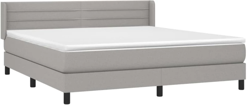 ΚΡΕΒΑΤΙ BOXSPRING ΜΕ ΣΤΡΩΜΑ ΑΝ. ΠΡΑΣΙΝΟ 160X200ΕΚ ΥΦΑΣΜΑΤΙΝΟ 3129801