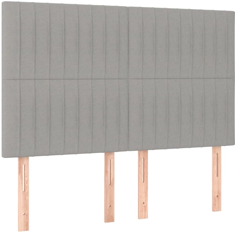 ΚΡΕΒΑΤΙ BOXSPRING ΜΕ ΣΤΡΩΜΑ ΑΝΟΙΧΤΟ ΓΚΡΙ 140X190 ΕΚ. ΥΦΑΣΜΑΤΙΝΟ 3131585