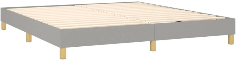 ΚΡΕΒΑΤΙ BOXSPRING ΜΕ ΣΤΡΩΜΑ & LED ΑΝ.ΓΚΡΙ 160X200 ΕΚ ΥΦΑΣΜΑΤΙΝΟ 3133885