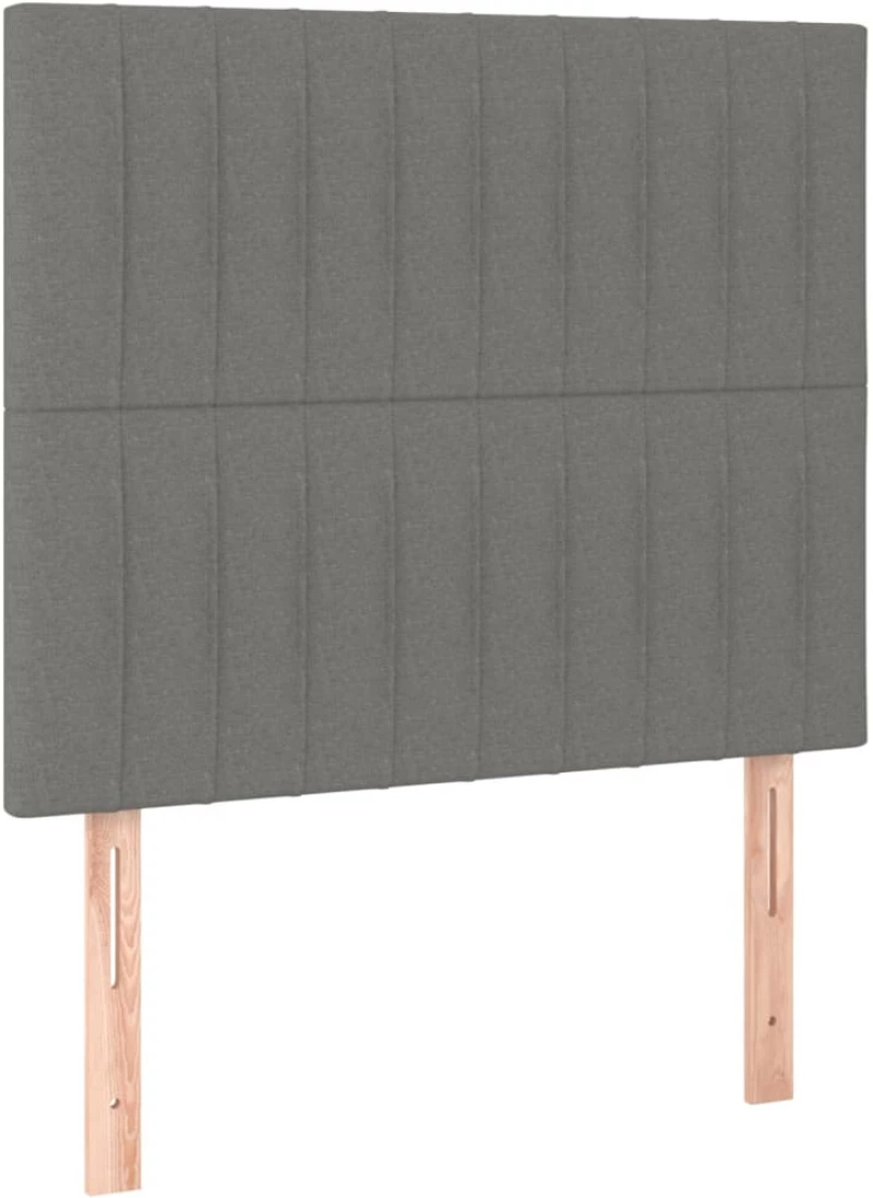 ΚΡΕΒΑΤΙ BOXSPRING ΜΕ ΣΤΡΩΜΑ & LED ΣΚ.ΓΚΡΙ 100X200 ΕΚ ΥΦΑΣΜΑΤΙΝΟ 3135014
