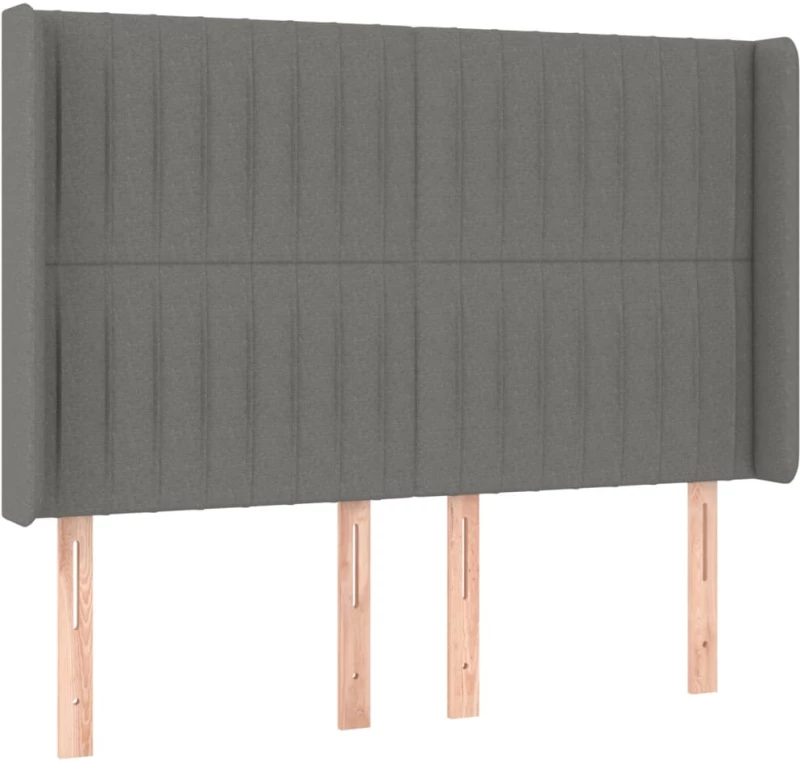ΚΡΕΒΑΤΙ BOXSPRING ΜΕ ΣΤΡΩΜΑ & LED ΣΚ.ΓΚΡΙ 140X200 ΕΚ ΥΦΑΣΜΑΤΙΝΟ 3138478