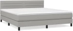 ΚΡΕΒΑΤΙ BOXSPRING ΜΕ ΣΤΡΩΜΑ ΑΝ. ΠΡΑΣΙΝΟ 160X200ΕΚ ΥΦΑΣΜΑΤΙΝΟ 3140145