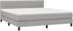 ΚΡΕΒΑΤΙ BOXSPRING ΜΕ ΣΤΡΩΜΑ ΑΝ. ΠΡΑΣΙΝΟ 160X200ΕΚ ΥΦΑΣΜΑΤΙΝΟ 3140145