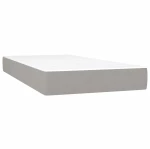 ΚΡΕΒΑΤΙ BOXSPRING ΜΕ ΣΤΡΩΜΑ ΑΝΟΙΧΤΟ ΓΚΡΙ 80X200 ΕΚ. ΥΦΑΣΜΑΤΙΝΟ 3142449
