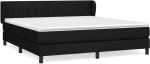 ΚΡΕΒΑΤΙ BOXSPRING ΜΕ ΣΤΡΩΜΑ ΜΑΥΡΟ 160X200 ΕΚ. ΥΦΑΣΜΑΤΙΝΟ 3126415