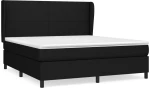 ΚΡΕΒΑΤΙ BOXSPRING ΜΕ ΣΤΡΩΜΑ ΜΑΥΡΟ 180X200 ΕΚ. ΥΦΑΣΜΑΤΙΝΟ 3127823