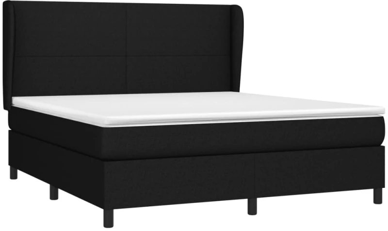 ΚΡΕΒΑΤΙ BOXSPRING ΜΕ ΣΤΡΩΜΑ ΜΑΥΡΟ 180X200 ΕΚ. ΥΦΑΣΜΑΤΙΝΟ 3127823