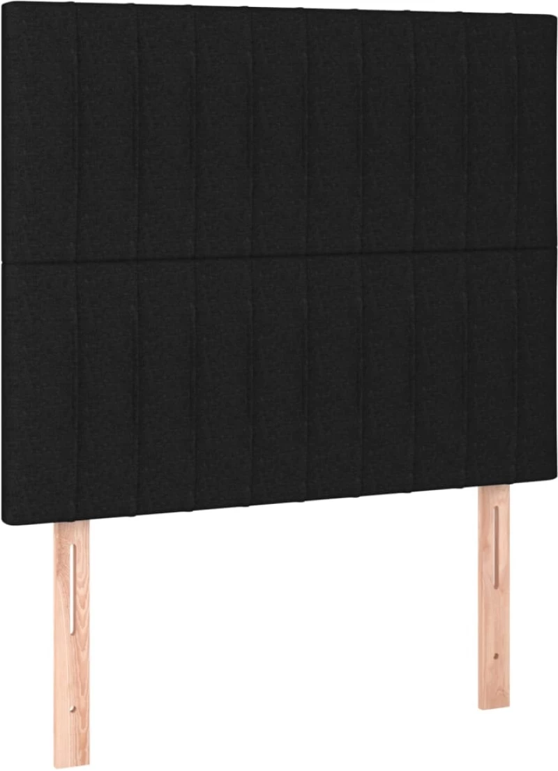 ΚΡΕΒΑΤΙ BOXSPRING ΜΕ ΣΤΡΩΜΑ & LED ΜΑΥΡΟ 100X200 ΕΚ. ΥΦΑΣΜΑΤΙΝΟ 3135575