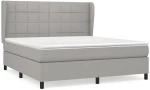 ΚΡΕΒΑΤΙ BOXSPRING ΜΕ ΣΤΡΩΜΑ ΑΝ. ΠΡΑΣΙΝΟ 160X200ΕΚ ΥΦΑΣΜΑΤΙΝΟ 3127973