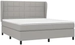 ΚΡΕΒΑΤΙ BOXSPRING ΜΕ ΣΤΡΩΜΑ ΑΝ. ΠΡΑΣΙΝΟ 160X200ΕΚ ΥΦΑΣΜΑΤΙΝΟ 3127973