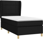 ΚΡΕΒΑΤΙ BOXSPRING ΜΕ ΣΤΡΩΜΑ ΜΑΥΡΟ 80 X 200 ΕΚ. ΥΦΑΣΜΑΤΙΝΟ 3128479