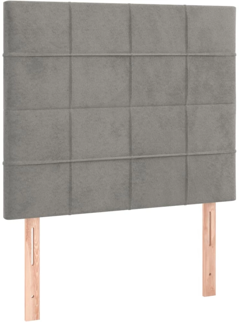 ΚΡΕΒΑΤΙ BOXSPRING ΜΕ ΣΤΡΩΜΑ ΑΝΟΙΧΤΟ ΓΚΡΙ 80X200 ΕΚ. ΒΕΛΟΥΔΙΝΟ 3129177