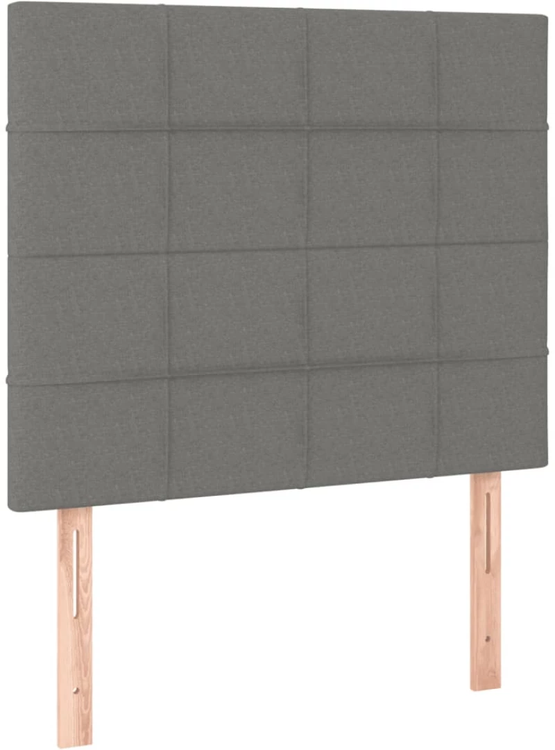 ΚΡΕΒΑΤΙ BOXSPRING ΜΕ ΣΤΡΩΜΑ & LED ΣΚ.ΓΚΡΙ 80X200 ΕΚ. ΥΦΑΣΜΑΤΙΝΟ 3134830