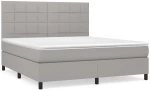 ΚΡΕΒΑΤΙ BOXSPRING ΜΕ ΣΤΡΩΜΑ ΑΝ. ΠΡΑΣΙΝΟ 160X200ΕΚ ΥΦΑΣΜΑΤΙΝΟ 3141785