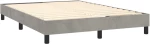 ΚΡΕΒΑΤΙ BOXSPRING ΜΕ ΣΤΡΩΜΑ&LED ΑΝ. ΓΚΡΙ 140X190 ΕΚ. ΒΕΛΟΥΔΙΝΟ 3134399