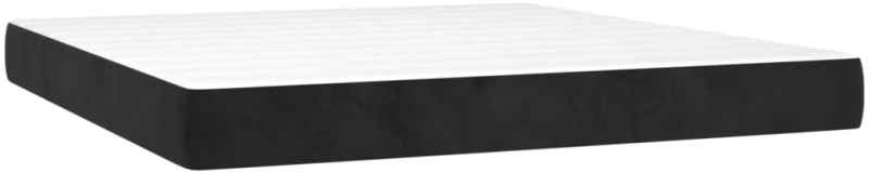 ΚΡΕΒΑΤΙ BOXSPRING ΜΕ ΣΤΡΩΜΑ & LED ΜΑΥΡΟ 160X200 ΕΚ. ΒΕΛΟΥΔΙΝΟ 3139573