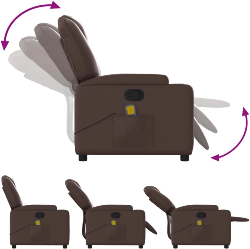 ΠΟΛΥΘΡΟΝΑ ΜΑΣΑΖ ΑΝΑΚΛΙΝΟΜΕΝΗ ΚΑΦΕ ΑΠΟ ΣΥΝΘΕΤΙΚΟ ΔΕΡΜΑ 372398