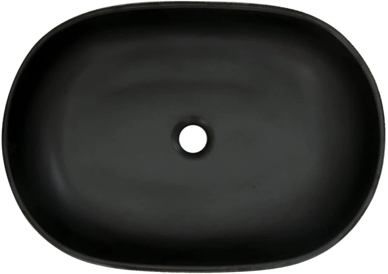ΝΙΠΤΗΡΑΣ ΟΒΑΛ ΜΑΥΡΟΣ ΚΑΙ ΜΠΛΕ 59 X 40 X 14 ΕΚ. ΚΕΡΑΜΙΚΟΣ 155115