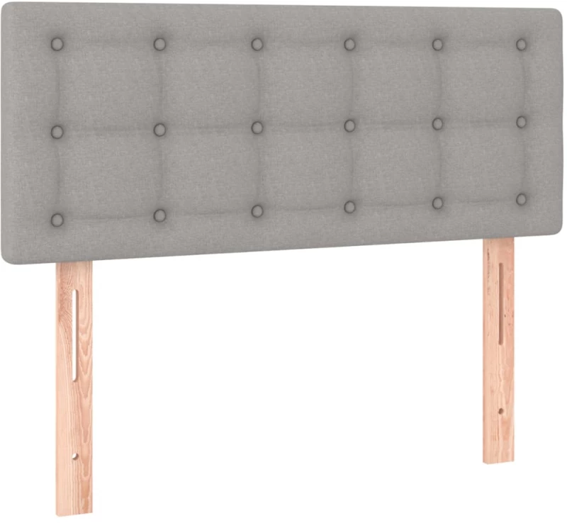 ΚΡΕΒΑΤΙ BOXSPRING ΜΕ ΣΤΡΩΜΑ ΑΝΟΙΧΤΟ ΓΚΡΙ 80X200 ΕΚ. ΥΦΑΣΜΑΤΙΝΟ 3130545
