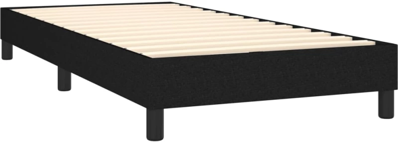 ΚΡΕΒΑΤΙ BOXSPRING ΜΕ ΣΤΡΩΜΑ & LED ΜΑΥΡΟ 80X200 ΕΚ. ΥΦΑΣΜΑΤΙΝΟ 3133431